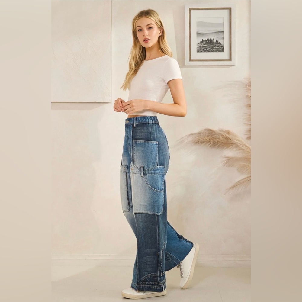 Oli & Hali Upside Down Style Denim Pants